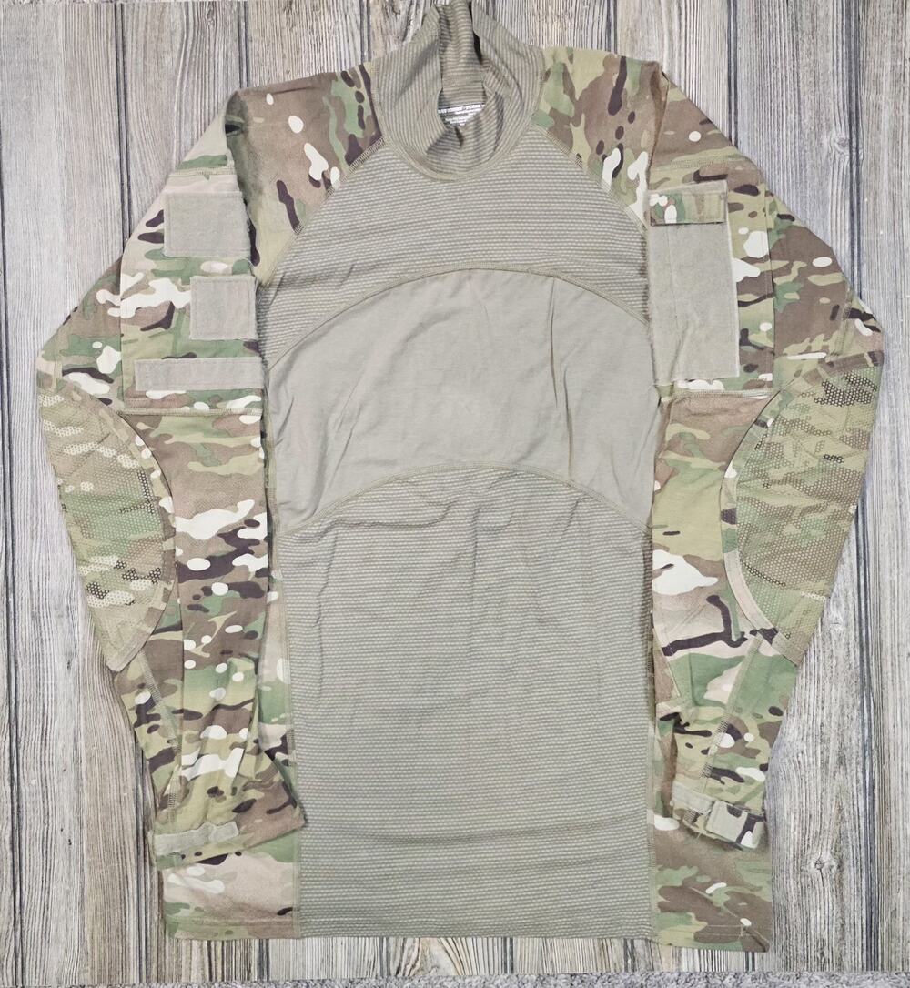 ARMY MILITARY COMBAT SHIRT FR Flame Resistant Multicam OCP Size Medium Camo